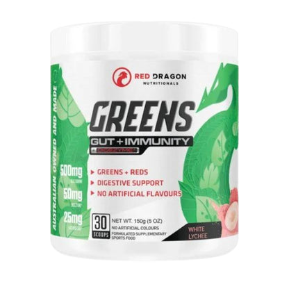 Red Dragon Greens Gut plus Immunity - White Lychee