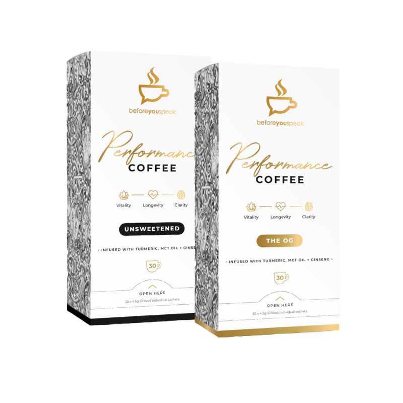 Before You Speak High Performance Coffee Twin Pack