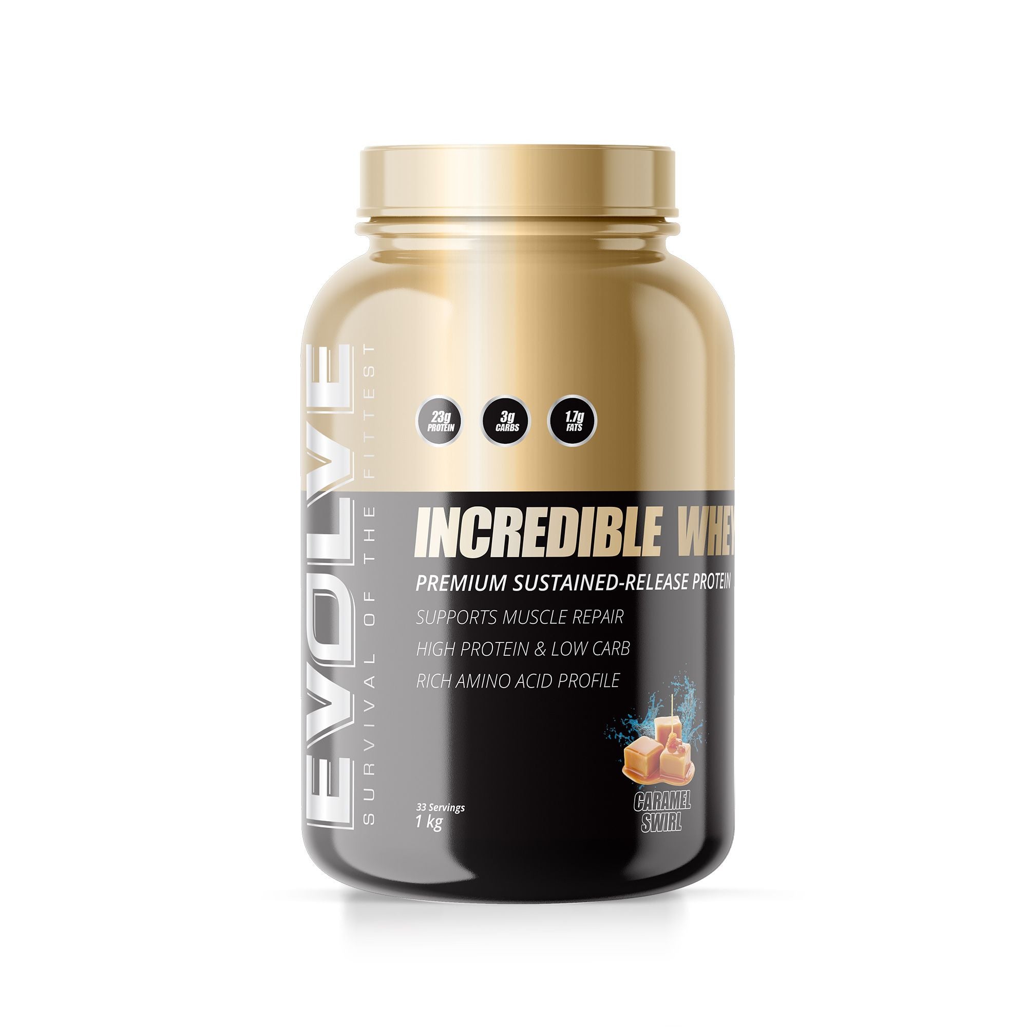 Incredible Whey 2kg - Caramel Swirl