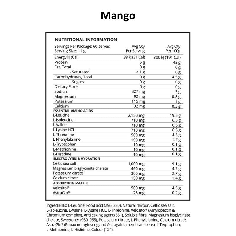 Evolve Damage Control + Electrolytes - Mango NIP