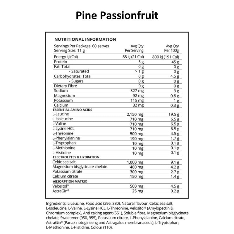 Evolve Damage Control + Electrolytes - Pine Passion NIP