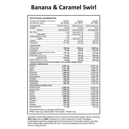 Evolve Lipo Whey - Banana Caramel Swirl NIP