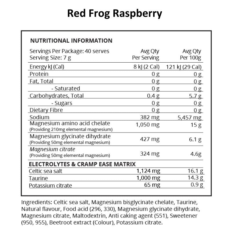 Evolve Magnesium RX - Red Frog Raspberry NIP