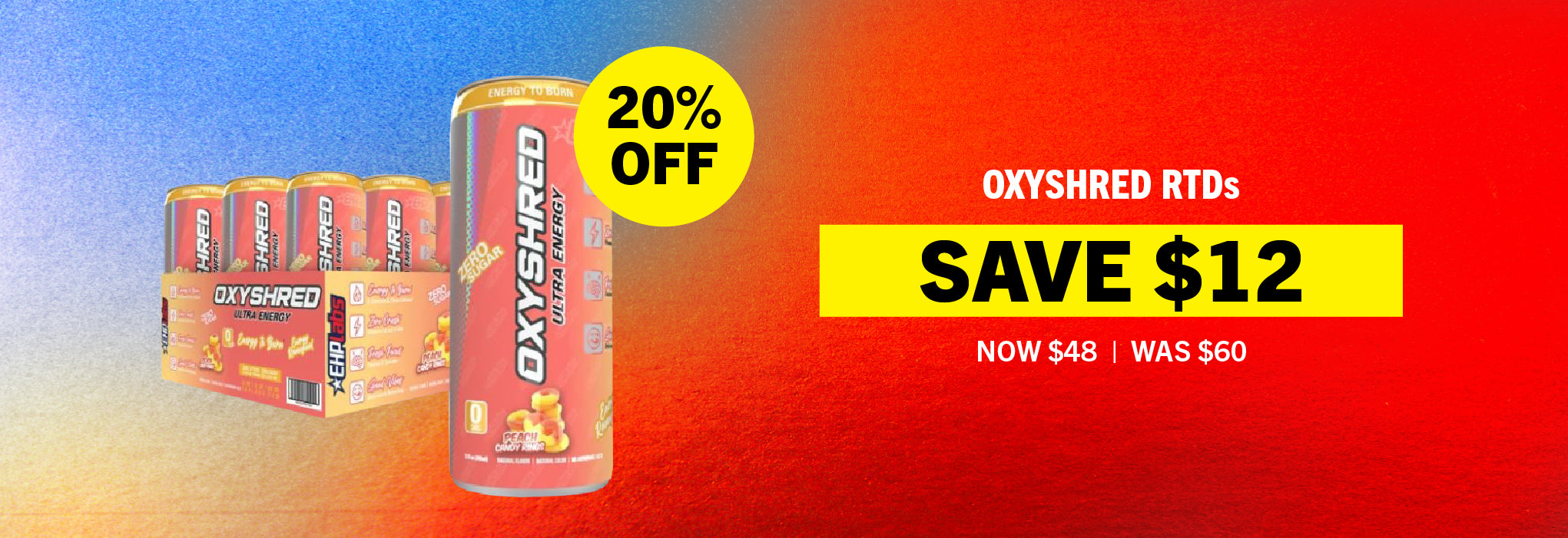 Boxing Day Sale - 20% off Oxyshred RTD