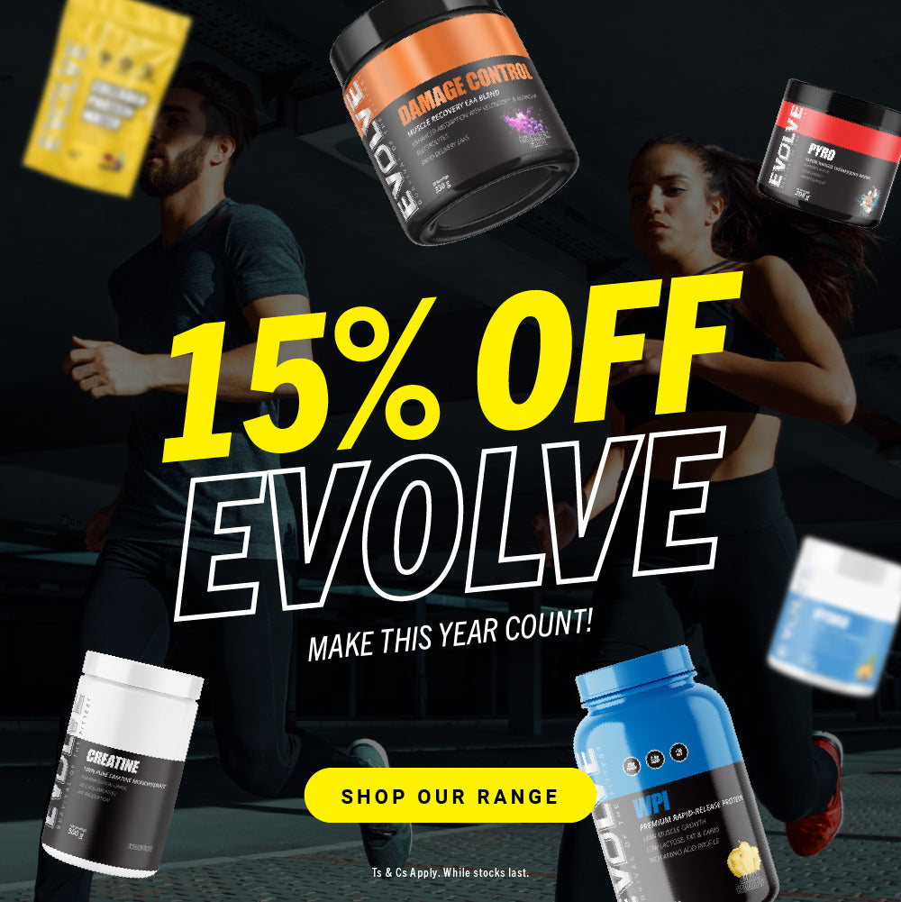 15% OFF Evolve Nutrition