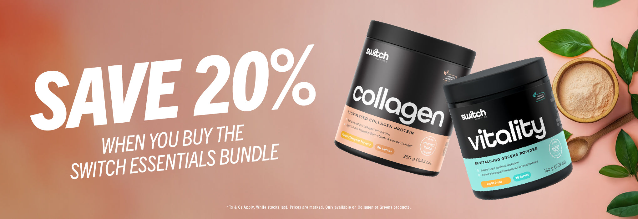 Switch Nutrition Essentials Bundle - 20% OFF