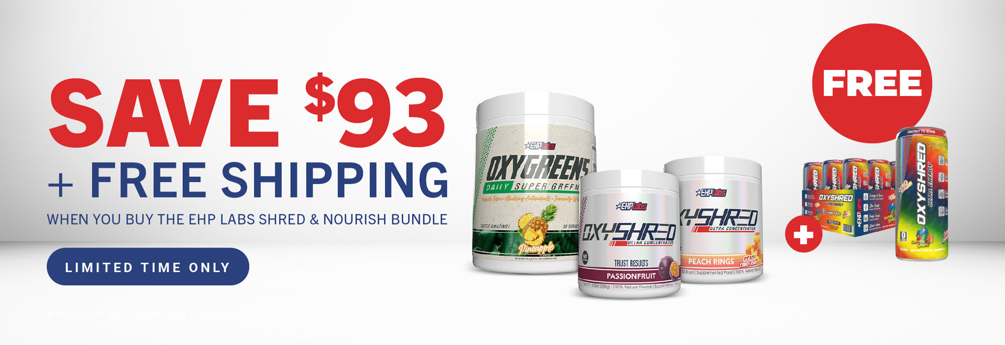 EHP Labs Shred & Nourish Bundle - SAVE $93