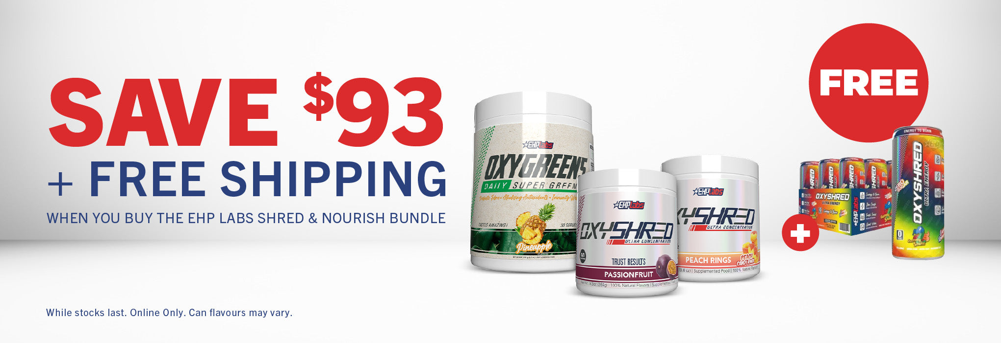 EHP Labs Shred & Nourish Bundle - SAVE $93