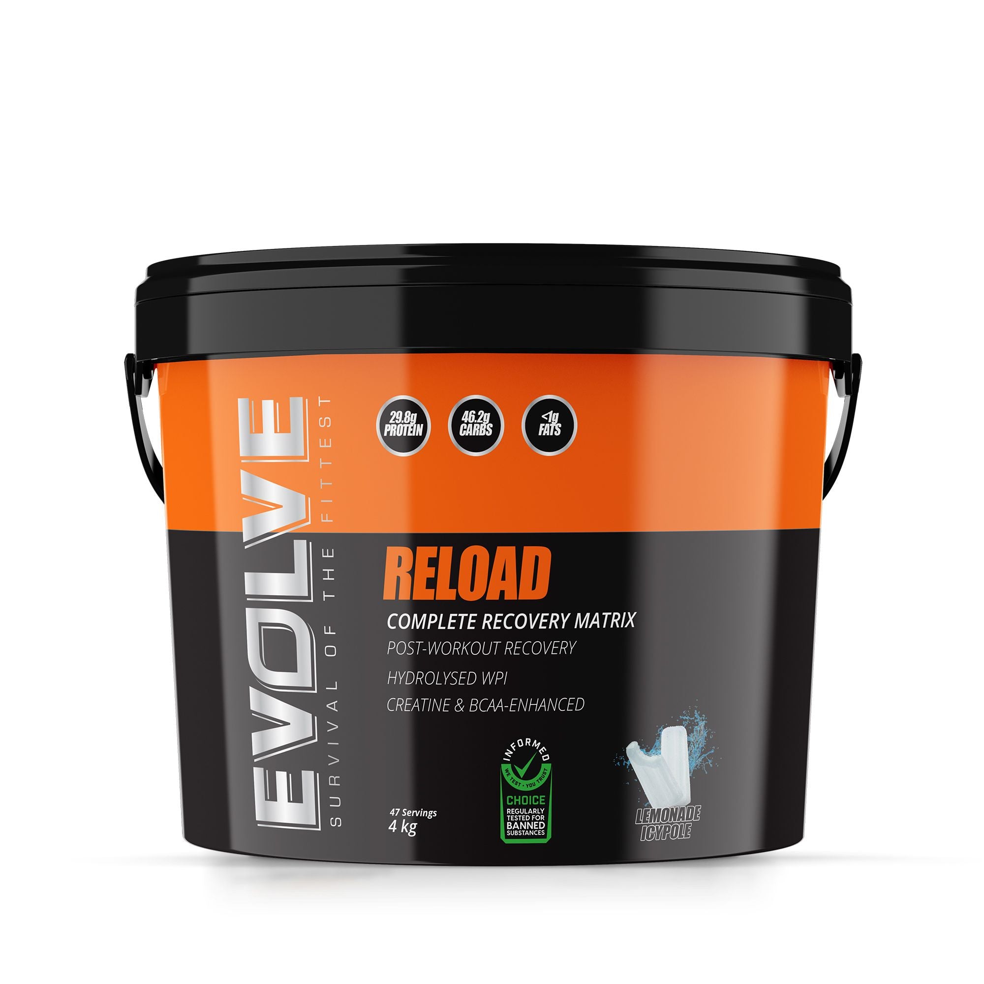 Evolve Reload 4kg - Lemonade Icy Pole