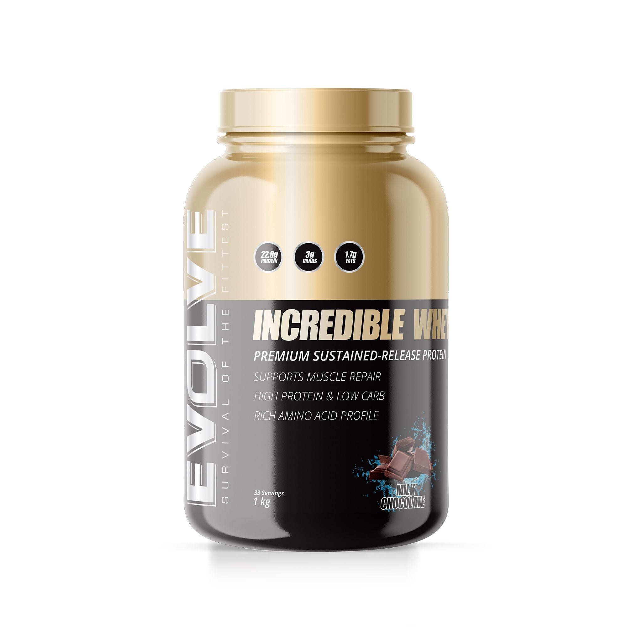 Incredible Whey 2kg - Milk Choolate