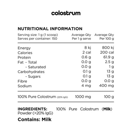 Switch Nutrition Colostrum NIP