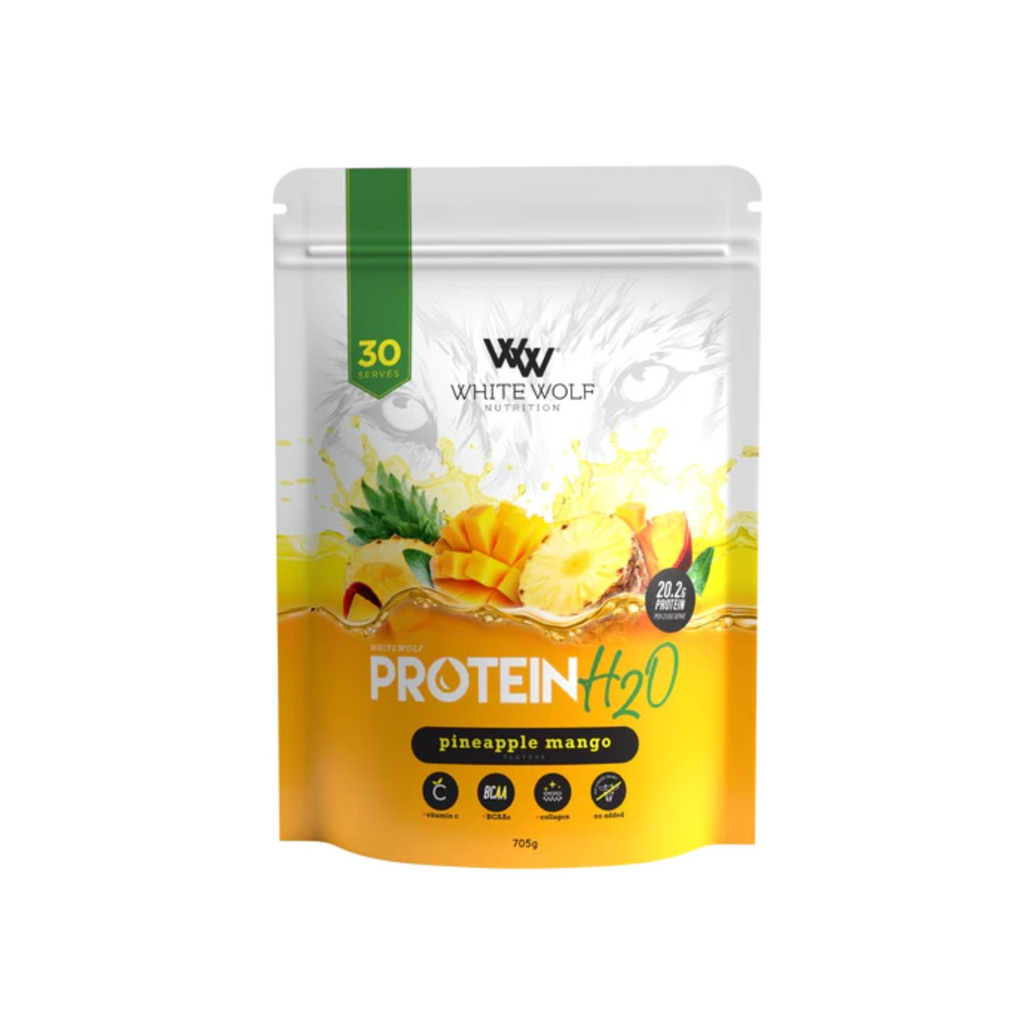 White Wolf Protein H2O - Pineapple Mango