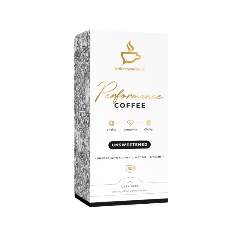 Before You Speak High Performance Coffee Unsweetened 30 serve